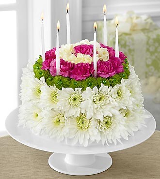 Wonderful Wishes Floral Cake